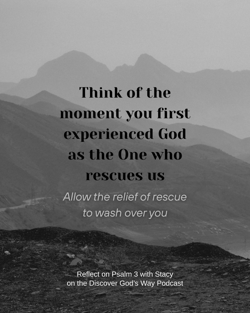 God’s Words of Rescue: Psalm 3 Morning Meditation
