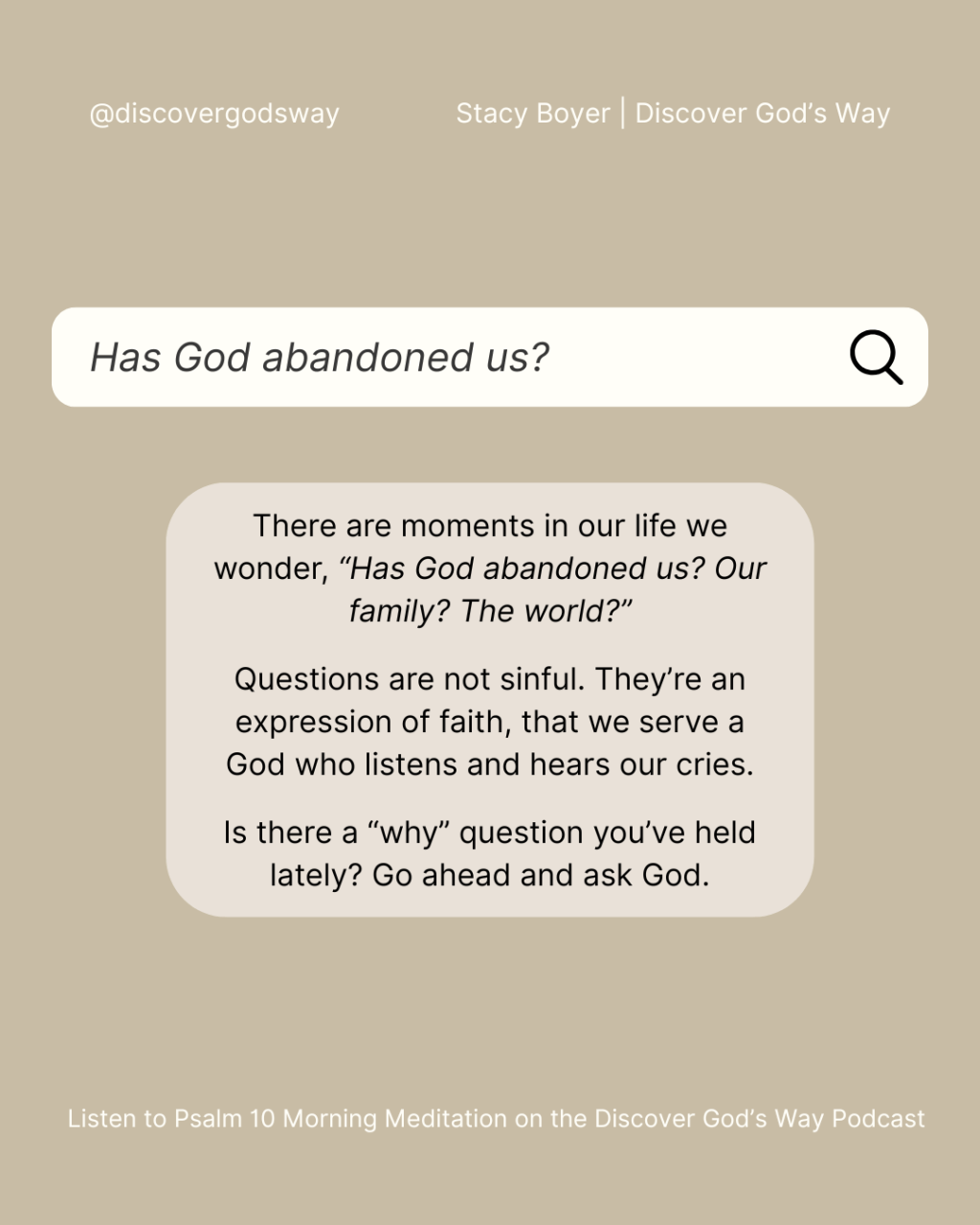 Bringing Your “Why”: Psalm 10 Morning&nbsp;Meditation