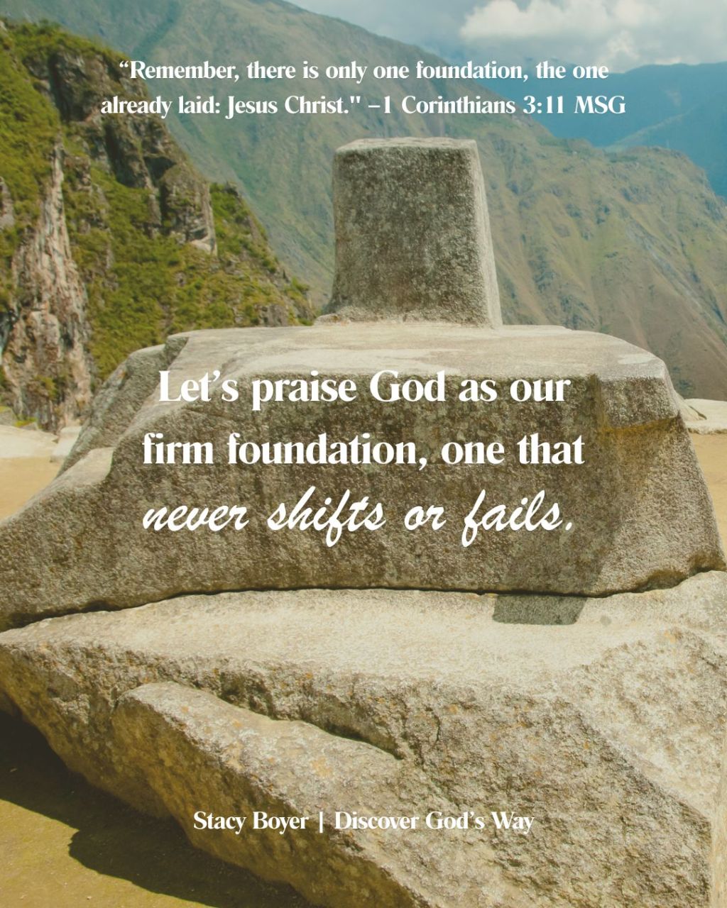 Firm Foundation: Psalm 62 Morning&nbsp;Meditation